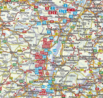 Guide Rother de randonnée La route des vins d'Alsace