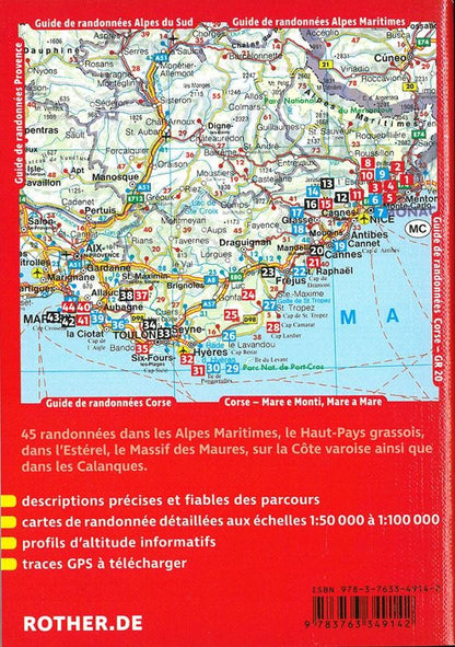 Guide Rother de randonnée la Côte d'Azur