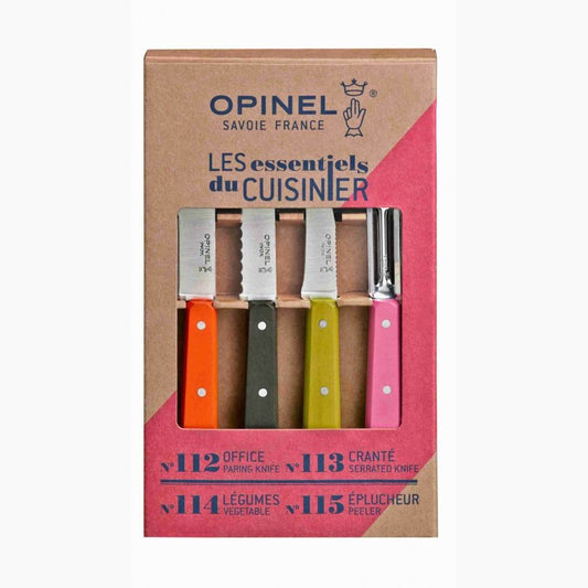 Coffret 4 couteaux de cuisine Essentiels Fifties | Opinel