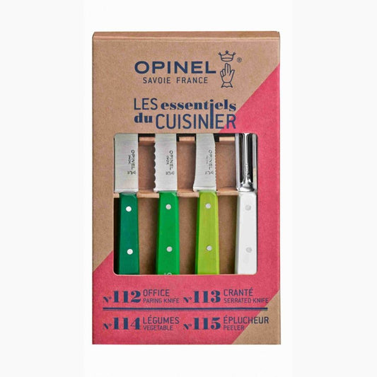 Coffret 4 Opinel couteaux de cuisine Essentiels Primavera