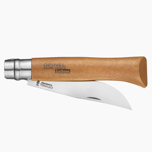 Couteau Opinel n°12  lame en carbone et manche en hêtre