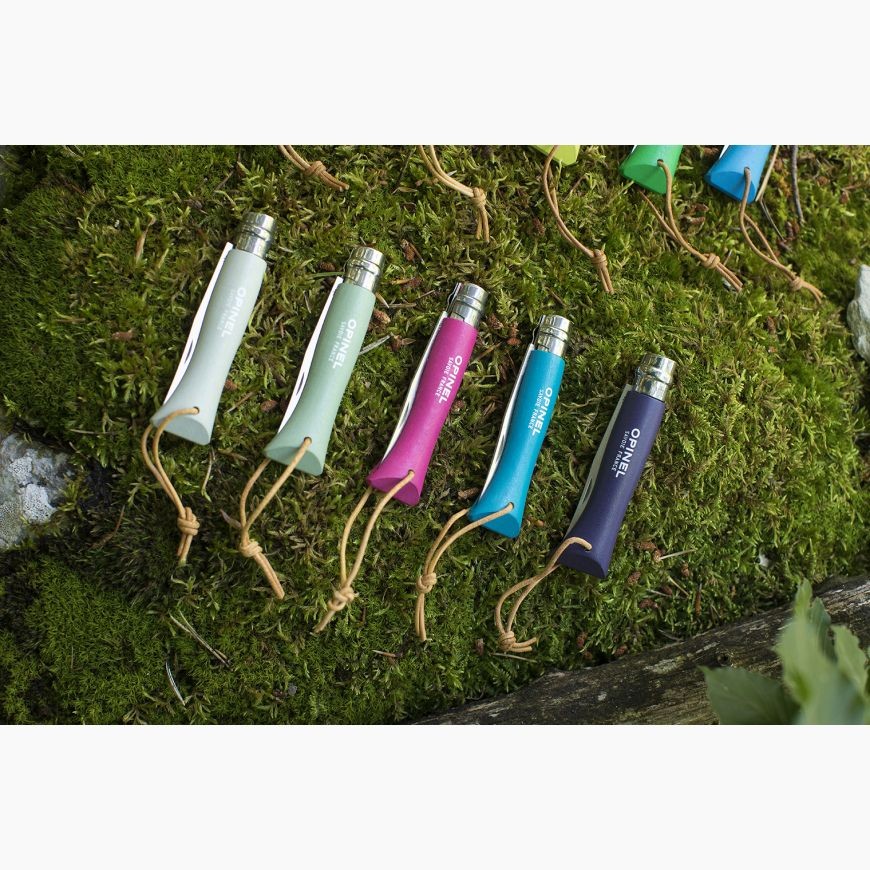 Couteau Opinel baroudeur n°6 gris nuage
