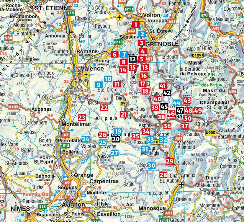 Guide Rother de randonnée Le Vercors dans le Dauphiné Ouest