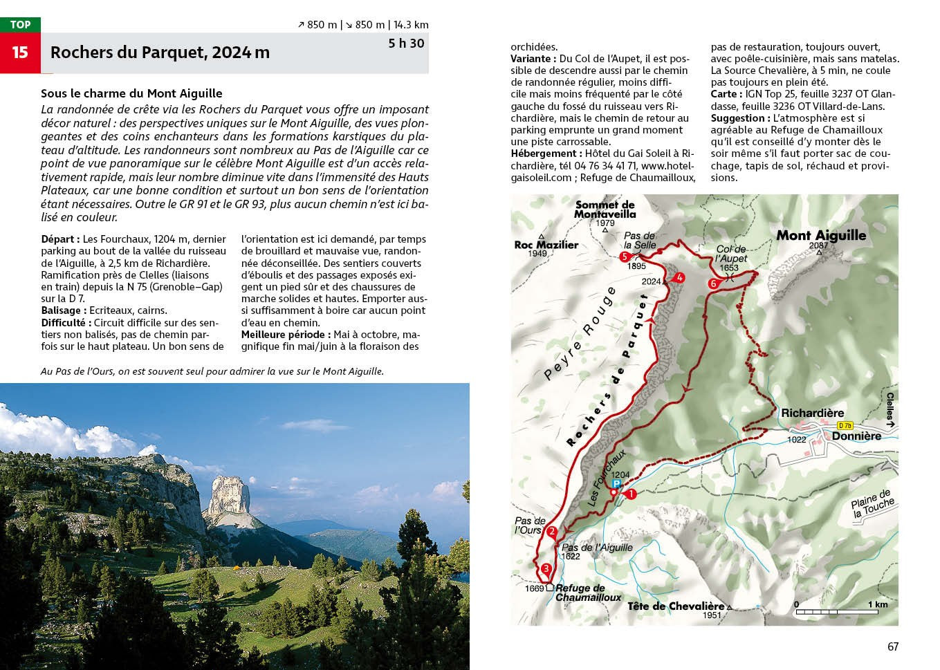 Guide Rother de randonnée Le Vercors dans le Dauphiné Ouest