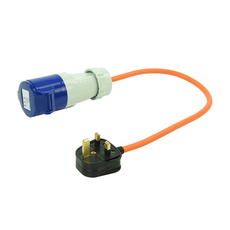 Câble adaptateur 40cm fiche UK vers prise CEE