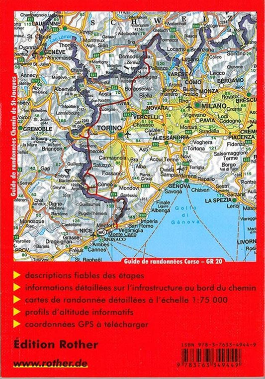 Randonnée sur la Grande Traversata delle Alpi en Italie - guide Rother