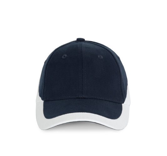 Racing - Casquette bicolore 6 panneaux