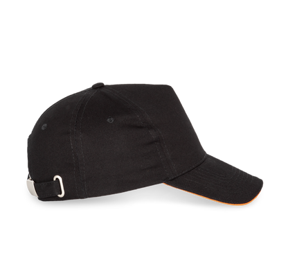 Casquette avec sandwich contrasté - 5 panneaux
