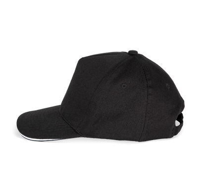 Casquette enfant avec sandwich contrasté - 5 panneaux