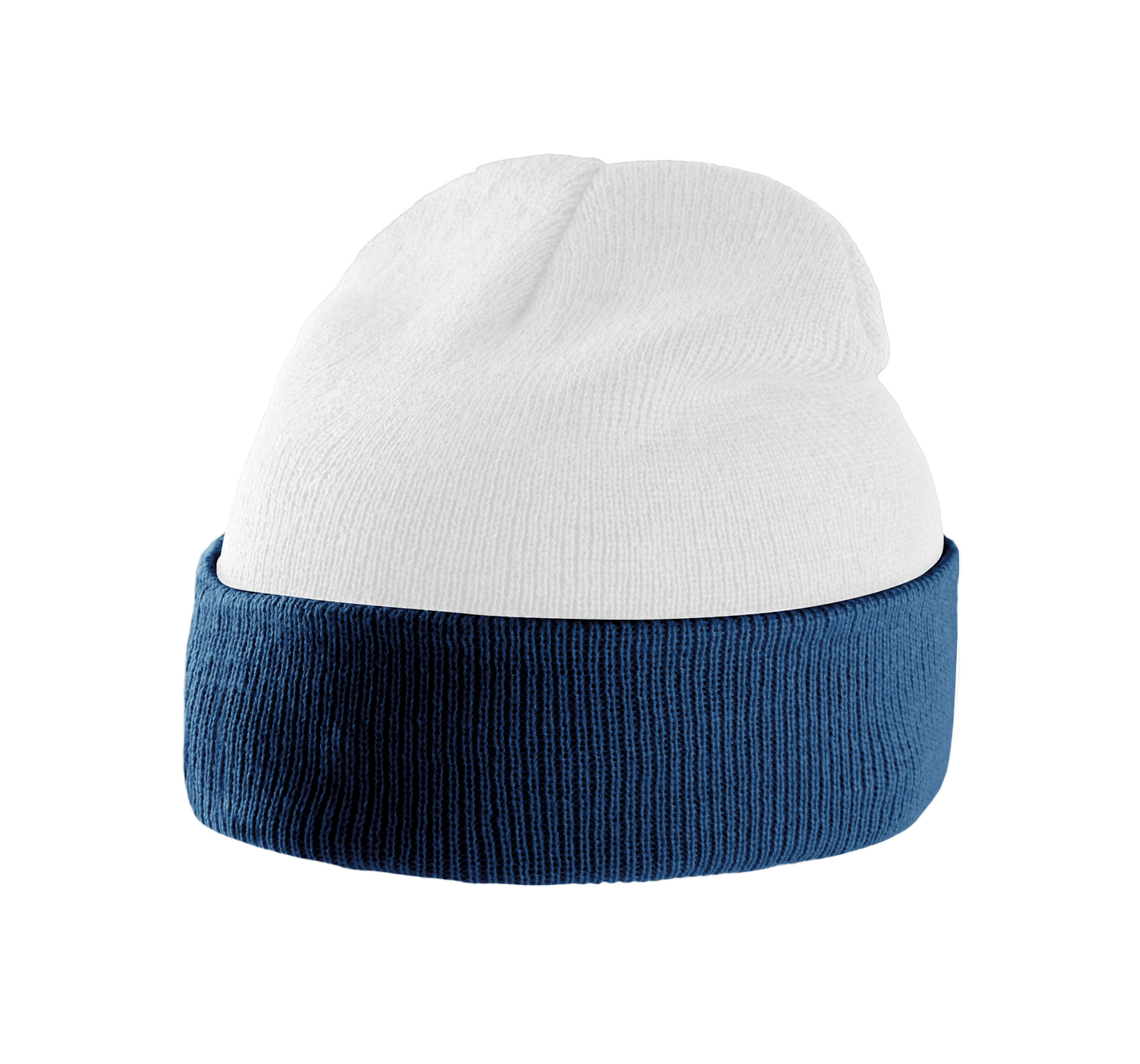 Bonnet bicolore avec revers