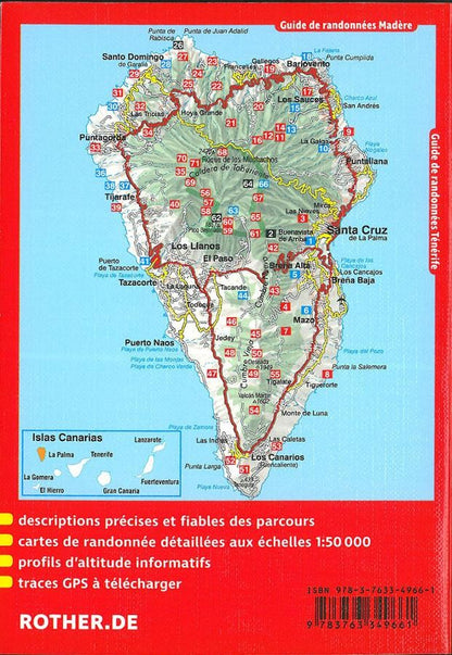 Carte de la Palma - Guide ROTHER